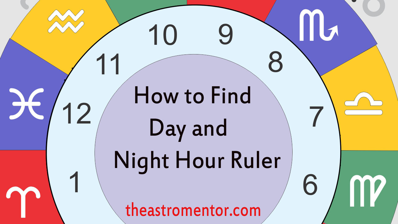 How to Find out Day’s and Night’s Hours’ Ruler Planet?